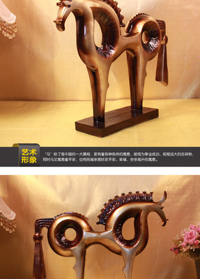 歐式復古家居飾品 一馬當先生肖馬樹脂工藝品的批發(fā)采購指南